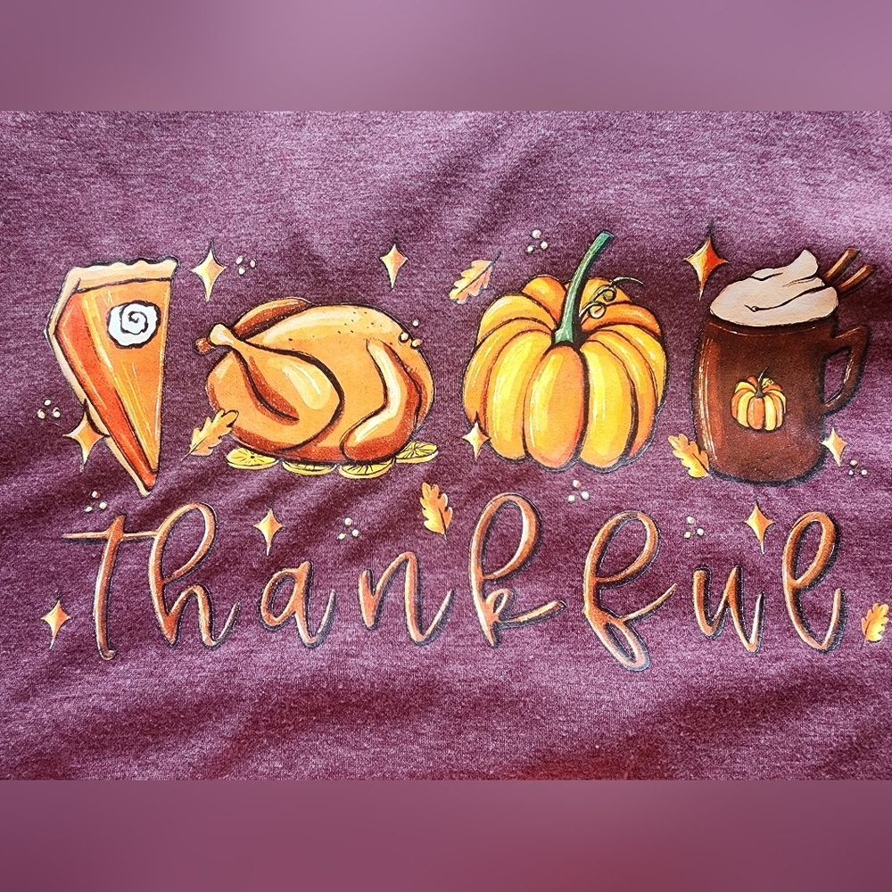 Bundle of 2 Womens Fall/Thanksgiving Tops - Picture 4 of 9